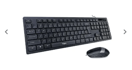 FINGERS Cheesy Combo Wired Keyboard and Mouse Set