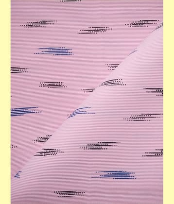 Makhanchor - Pink Cotton Men's Unstitched Shirt Piece ( Pack of 1 )