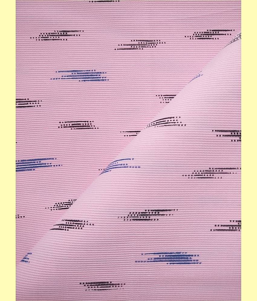 Makhanchor - Pink Cotton Men's Unstitched Shirt Piece ( Pack of 1 )