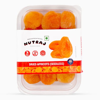 Nutraj Dried Apricot (Seedless) 200g Tray Nutraj Dried Apricot (Seedless) 200g Tray