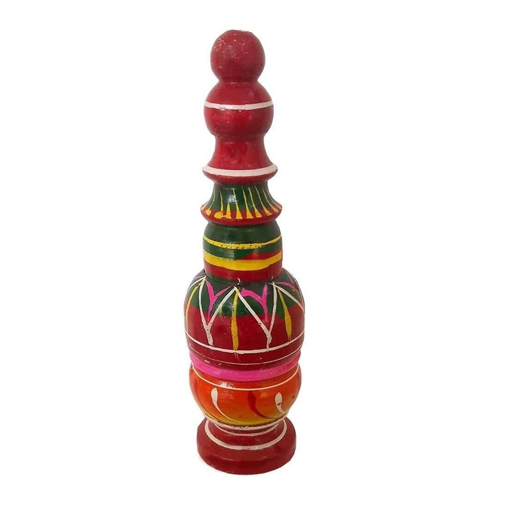 MAYAPURI Gaachh Kouto/Wedding Sindoor Box/Sindur Dani/Sindhora - 5x5x20 Cm, Standard - Pooja Needs | Buy online on ZillyBuy