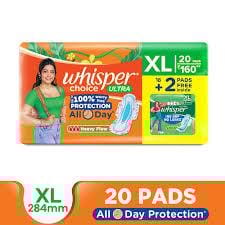 WHISPER CHOICE ULTRA XL 20PADS