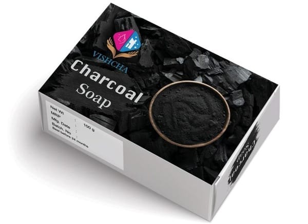 Vishcha Activated Charcoal Soap 100 Gms