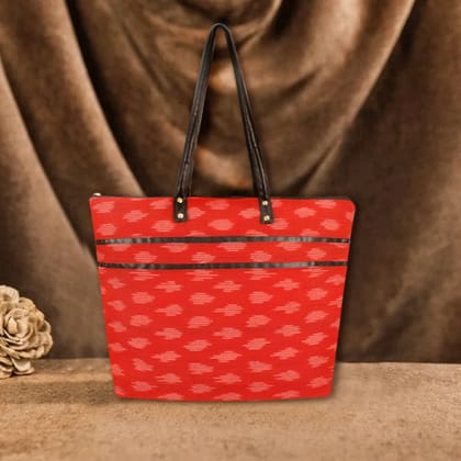 Royal Red Ikat Office Bag