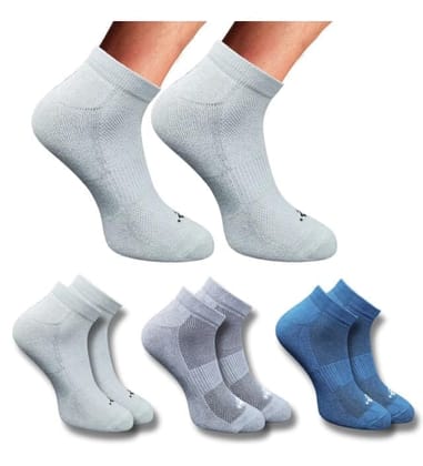 3_Pair Set Unisex Casual Cotton Printed Low Cut Socks (Multicolor)
