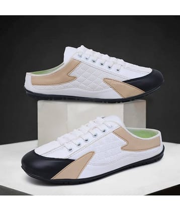 VATELIO Stylish/Comfortable White Men's Lifestyle Shoes