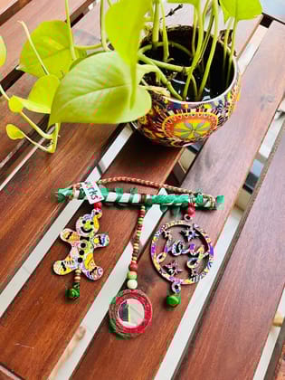 XMas special hangings - Gingerbread man and joy - for door or wall