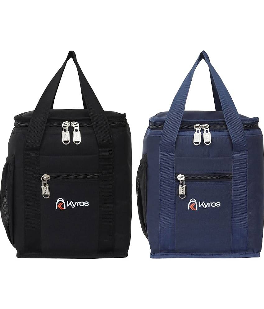 Kyros Blue Polyester Lunch Bag Pack of 2