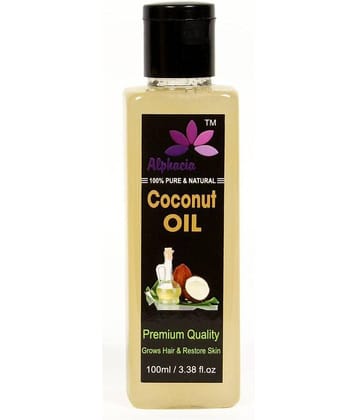 Alphacia 100% Pure & Natural Virgin Coconut Oil Hair Oil & Skin Oil 100 ml