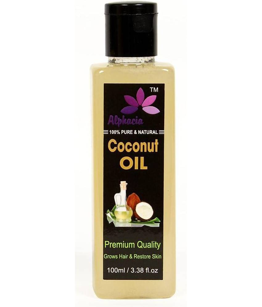 Alphacia 100% Pure & Natural Virgin Coconut Oil Hair Oil & Skin Oil 100 ml
