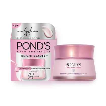 POND'S Bright Beauty Gel Crme with Glutaboost Niacinamide Complex for Fading Dark Spots, 50g