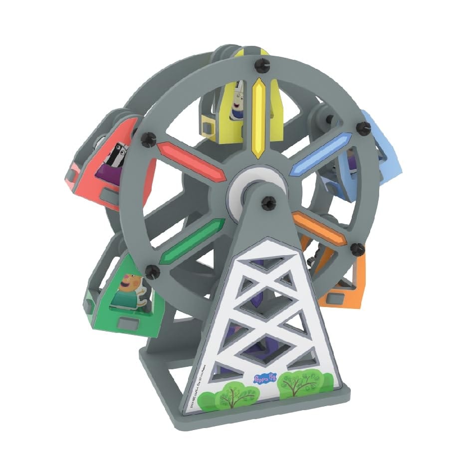 3D Build N' Play Peppa Pig Rotating Ferris Wheel