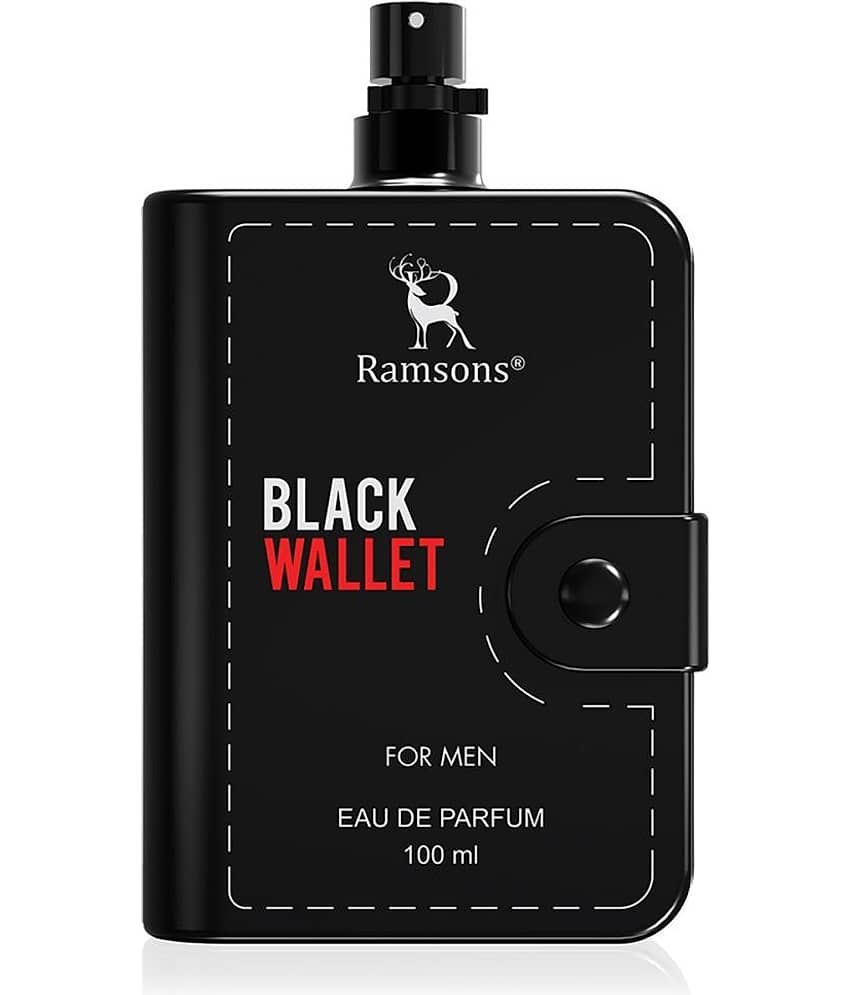 Ramsons - BLACK WALLET Eau De Parfum Perfume For Men Long Lasting Perfume 100 ml (Pack of 1)