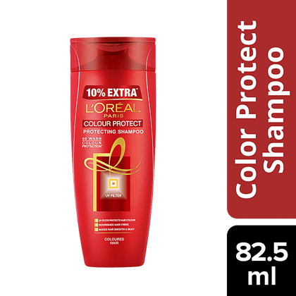 Loreal Paris Colour Protect Shampoo - Coloured Hair, 75 Ml Bottle