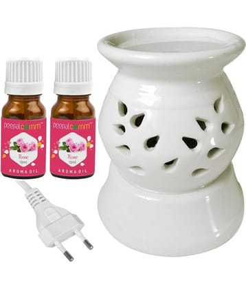 Peepalcomm Ceramic Aroma Oils & Diffusers Set - Pack of 3