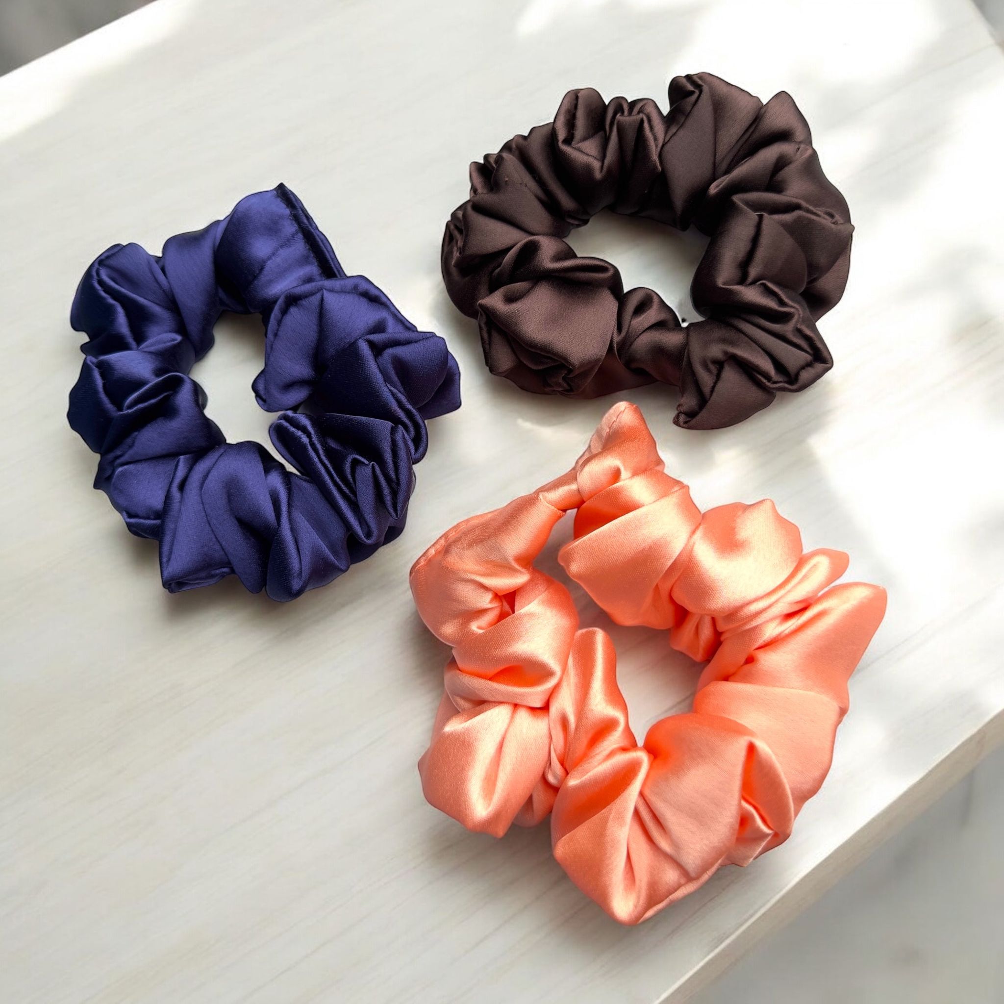 Sweet Swirls - Hair Scrunchies (Pack of 3)