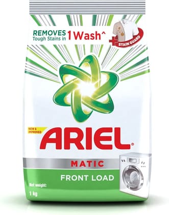 Ariel Matic Detergent Washing Powder - Front Load, 1 kg