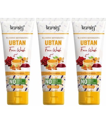 KURAIY Facial Cleanser Face Washing Remove Blackhead Face wash pack of 3