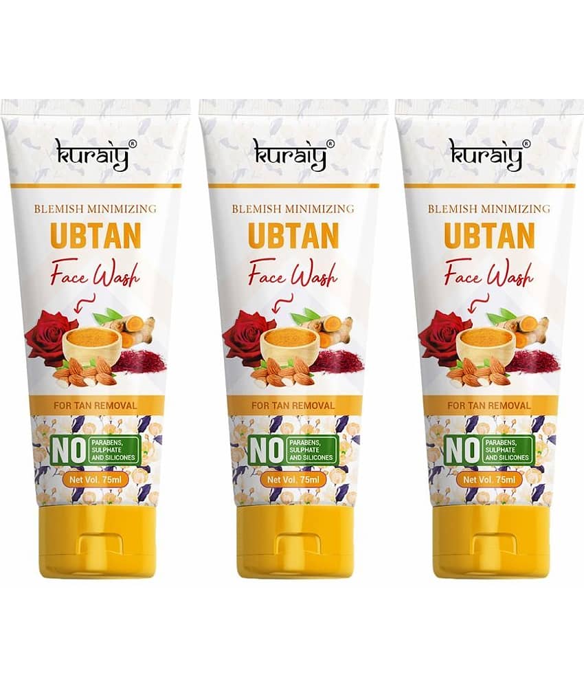 KURAIY Facial Cleanser Face Washing Remove Blackhead Face wash pack of 3