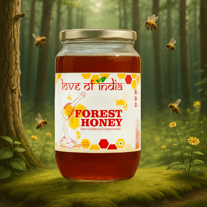Forest Honey (Raw, Unfiltered, Unprocessed & Non-Pasteurised)