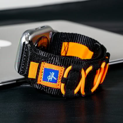 Premium Tactical Travel Loop By iSerieshub Compatible For Apple Watch-49 - 45 - 44 - 42MM / Black