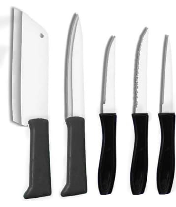 FSN - Silver Stainless Steel Utility Knife ( Pack of 5 )