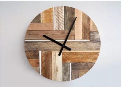 Brand Zero Circle Planks Clock Base (Set of 3 Pcs) - 12 Inches Dia & 4.0 mm Thickness