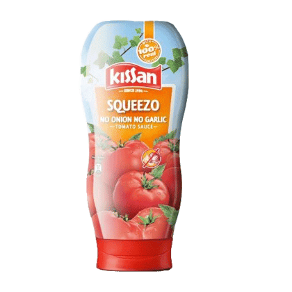 Kissan No Onion No Garlic Ketchup Squeezo