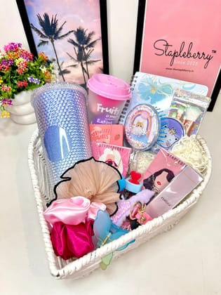 Birthday Gift Basket | Birthday Hamper Basket | Big Hamper Basket for girls-Without basket including products