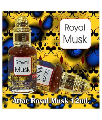 INDRA SUGANDH BHANDAR - Royal Musk Attar For Men & Women 12ml Pack Of 1
