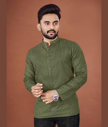 allan peter White Cotton Men's Regular Kurta ( Pack of 1 )