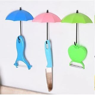BIYANKA Colourful Umbrella Key Holder