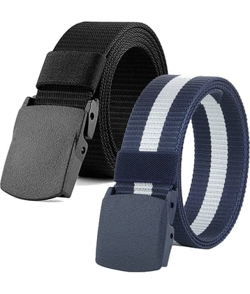 SUNSHOPPING Multi Nylon Casual Belt Pack of 1