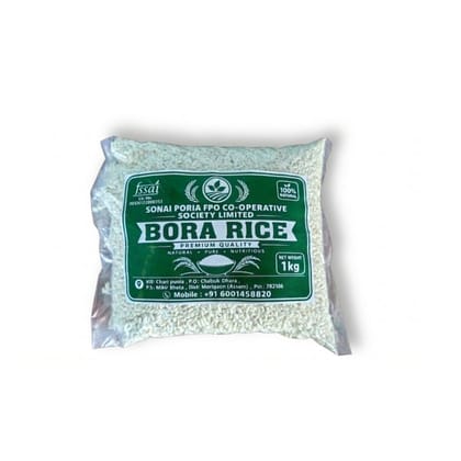 SONAI PORIA FPO BORA RICE - 1 kg - One plastic pouch