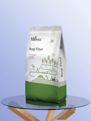 Organic Ragi Millet Flour | Ragi Atta | Finger Millet Flour | Gluten-free, Pesticides free, Chemical free, Non GMO