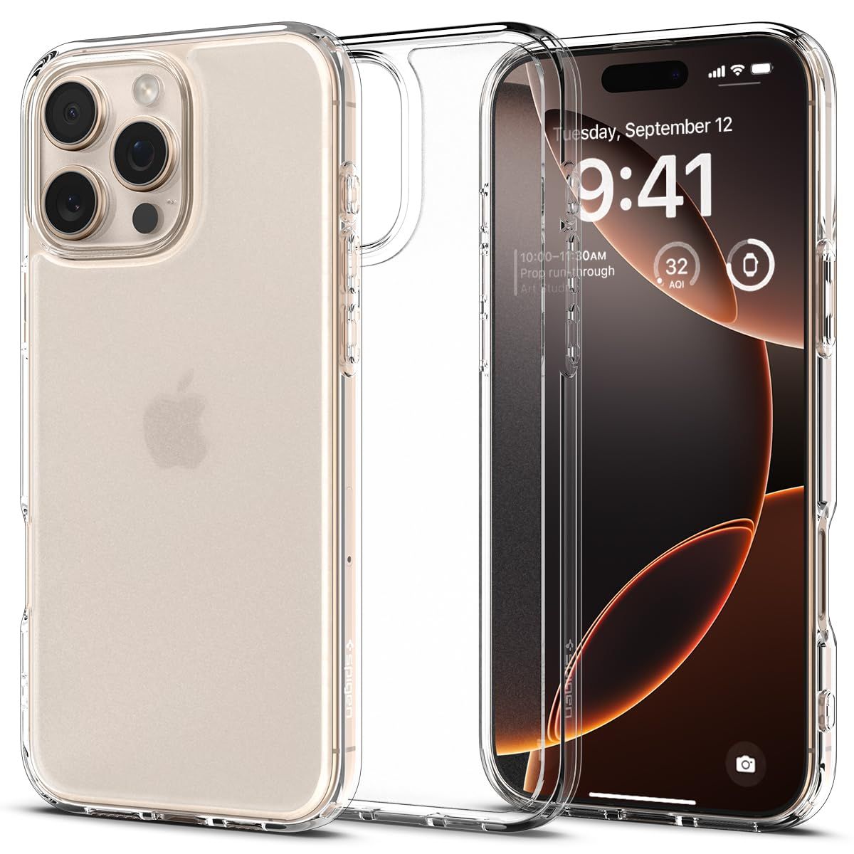 Spigen Ultra Hybrid Back Cover Case Compatible with iPhone 16 Pro (TPU + Poly Carbonate | Frost Clear) Spigen Ultra Hybrid Back Cover Case Compatible with iPhone 16 Pro (TPU + Poly Carbonate | Frost Clear) - Frost Clear / iPhone 16 Pro