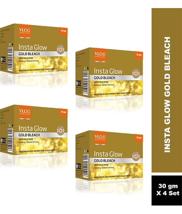 Vlcc Instaglowgold Bleach 30G(Pack Of 4)