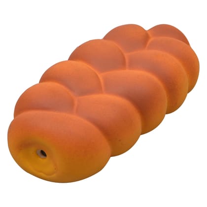 Active Latex Squeaky Braided Bread 12.6cm
