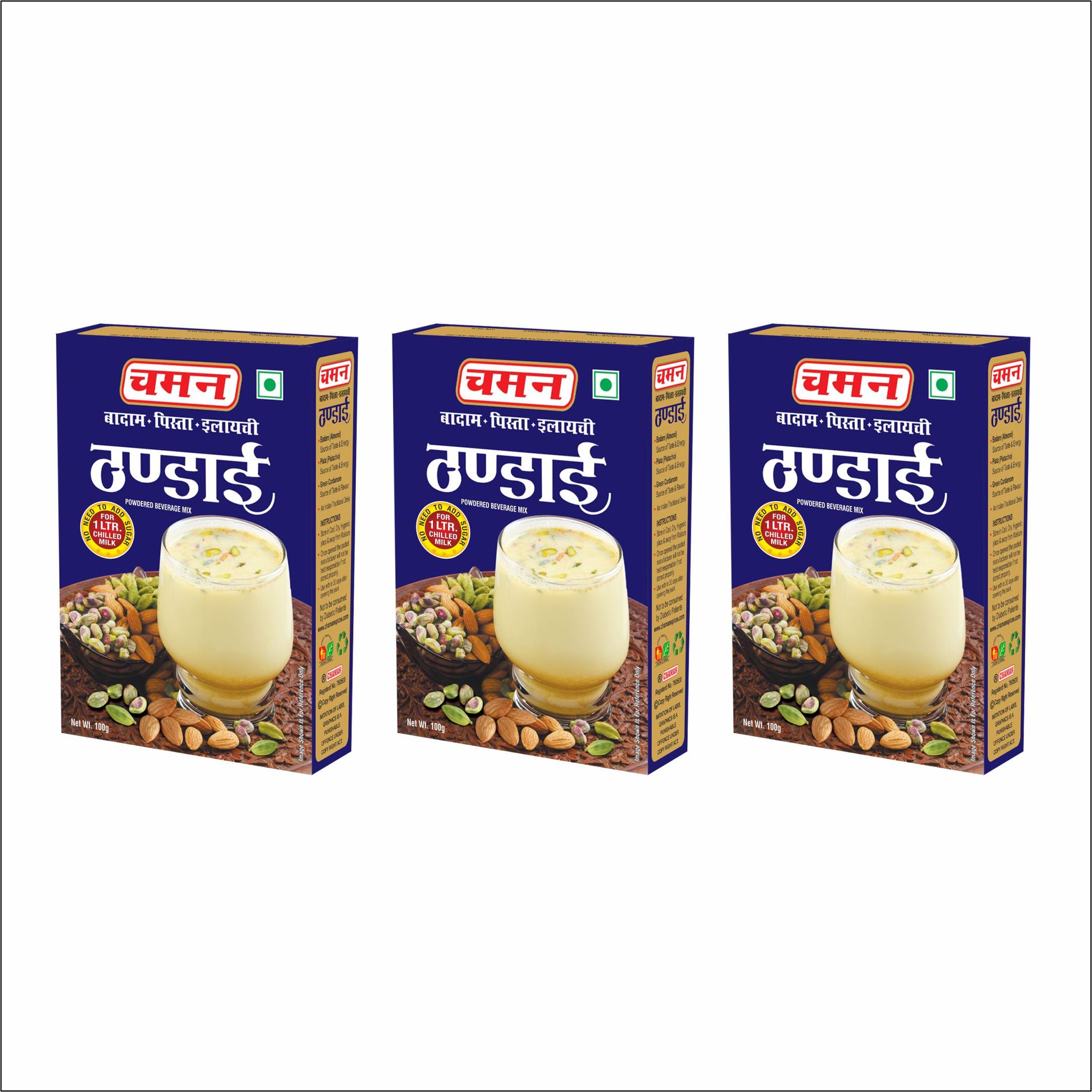 Chaman Thandai Powder, 100 gm - Pack of 3