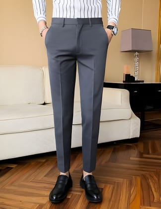 Royal Trendy Pants Stone Grey by ITALIAN VEGA®-28