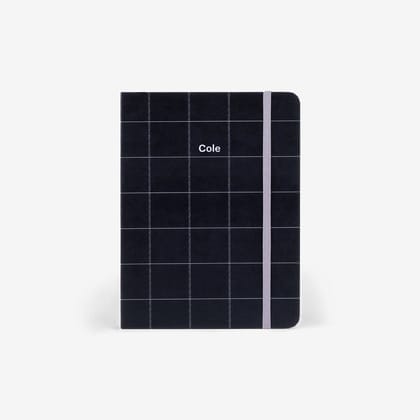 Black Plaid Threadbound Cover