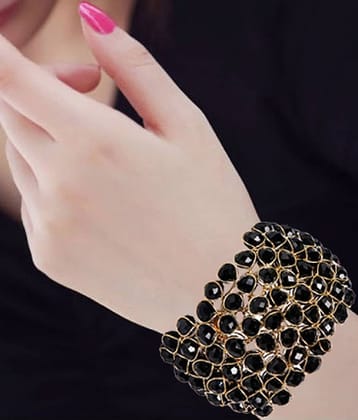 Renaissance Traders - Black Bracelet ( Pack of 1 )