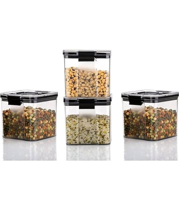 Analog Kitchenware Dal, Pasta, Grocery Plastic Food Container Set of 4 550 mL