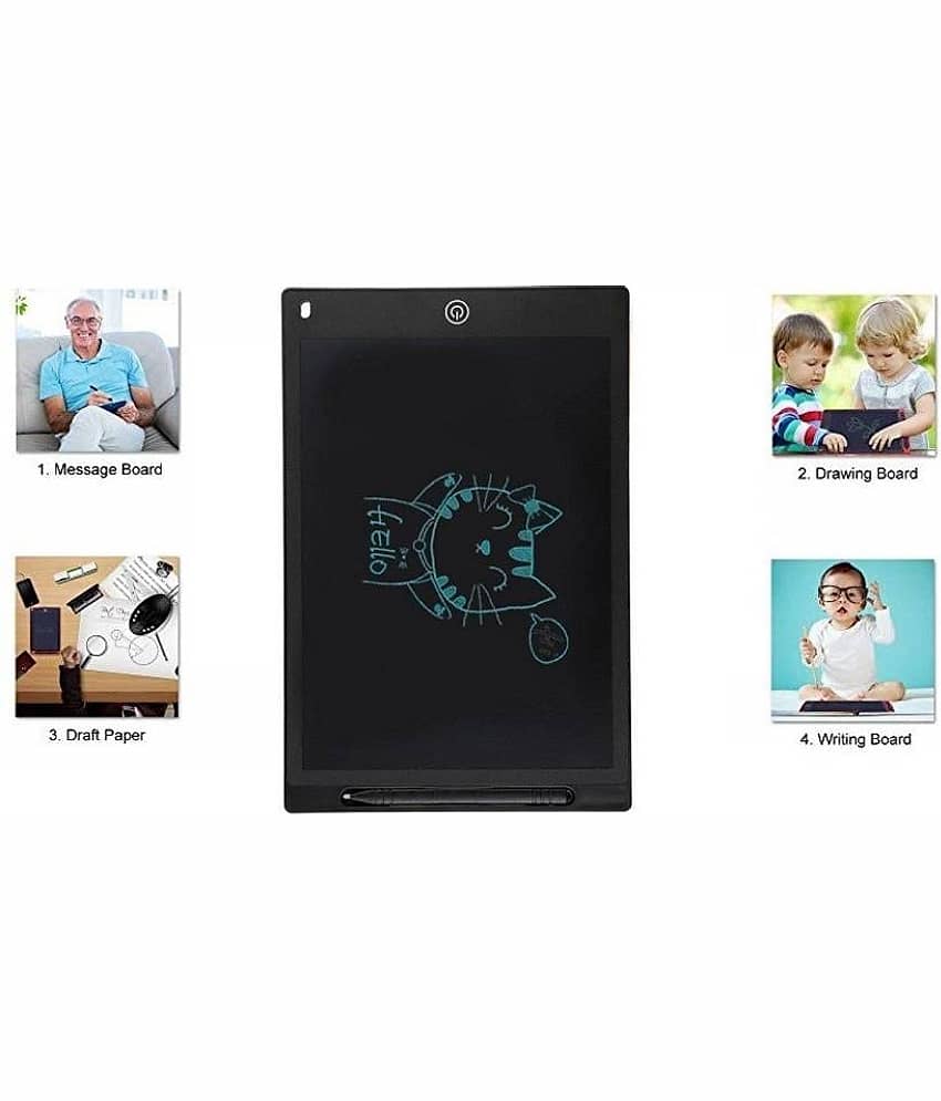 LCD Writing Tablet Drawing Board Erasable Slate Pad Electronic Blackboard for School Office Home Paperless Stationery