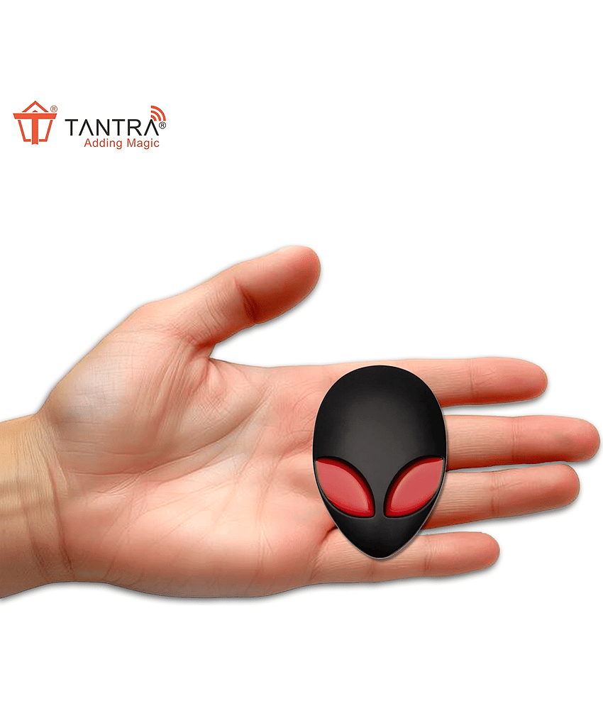 Tantra 3D Logo In Car Sticker Black