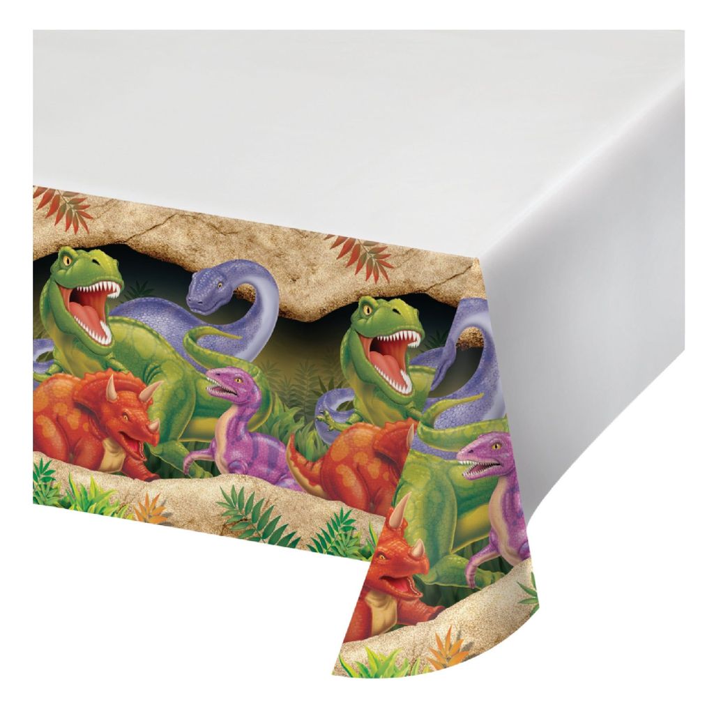Dinosaur Blast Pl. Tablecover 54x102" - Party and Festive Needs | Buy online on ZillyBuy
