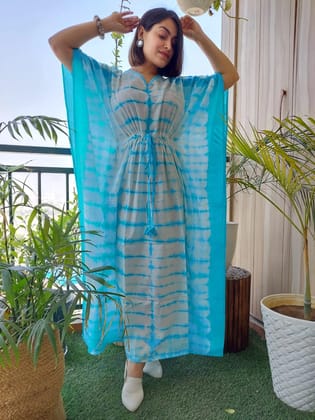 Hand Block printed KAFTAN 100% Pure cotton