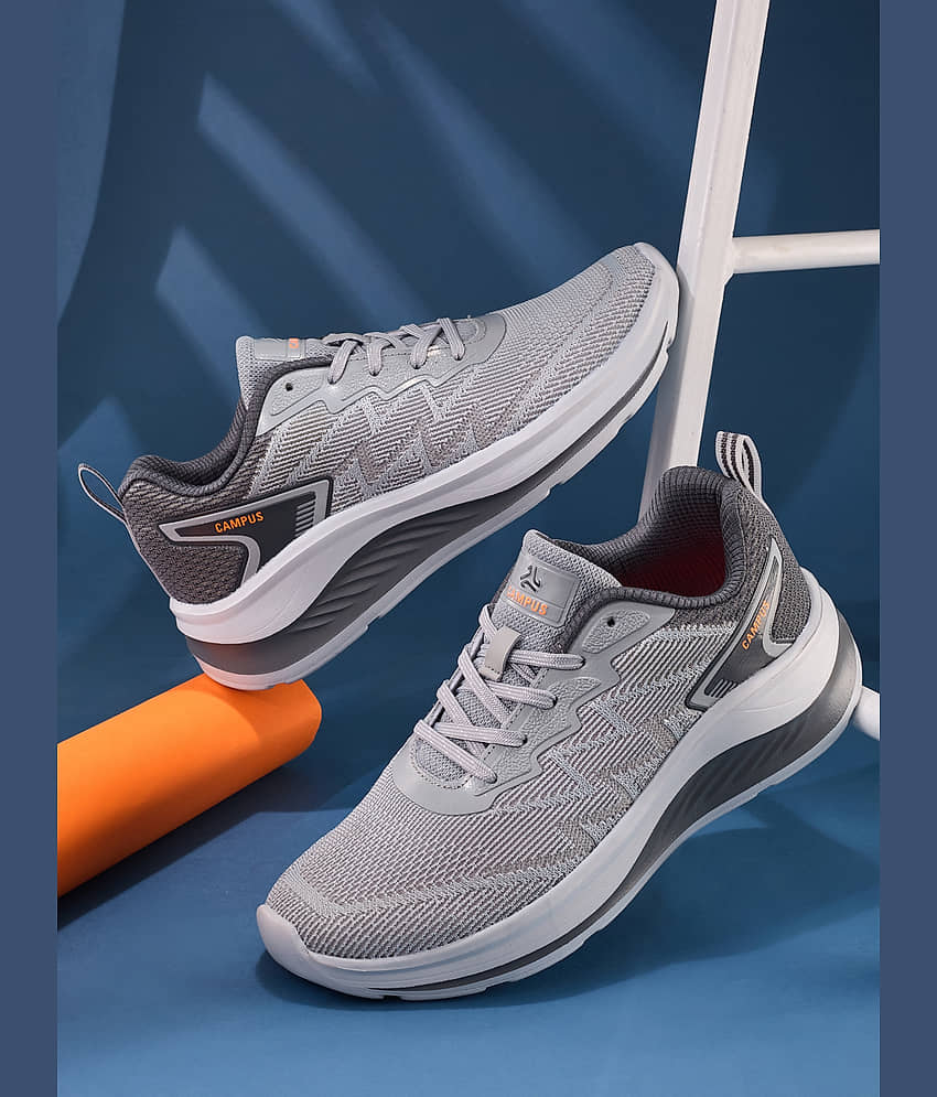 Campus FYBER Gray Men's Sports Running Shoes