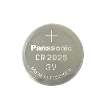 Panasonic CR2025 3V Lithium Coin Battery, 1 Battery
