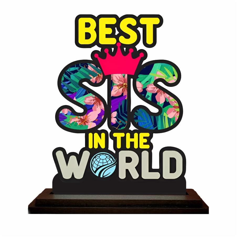 THE MAGICAL GIFTS BEST SIS IN THE WORLD Table top frame for your sisters| STYLE 3 | 8x8